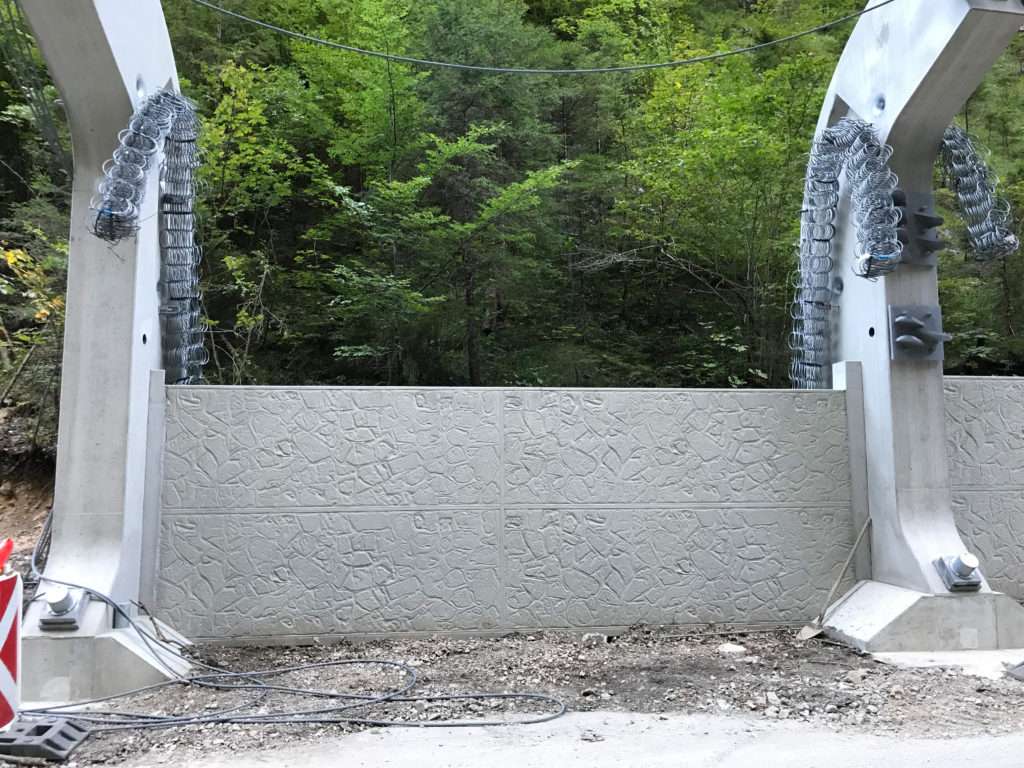 Beton-Fertigteil mit Muster